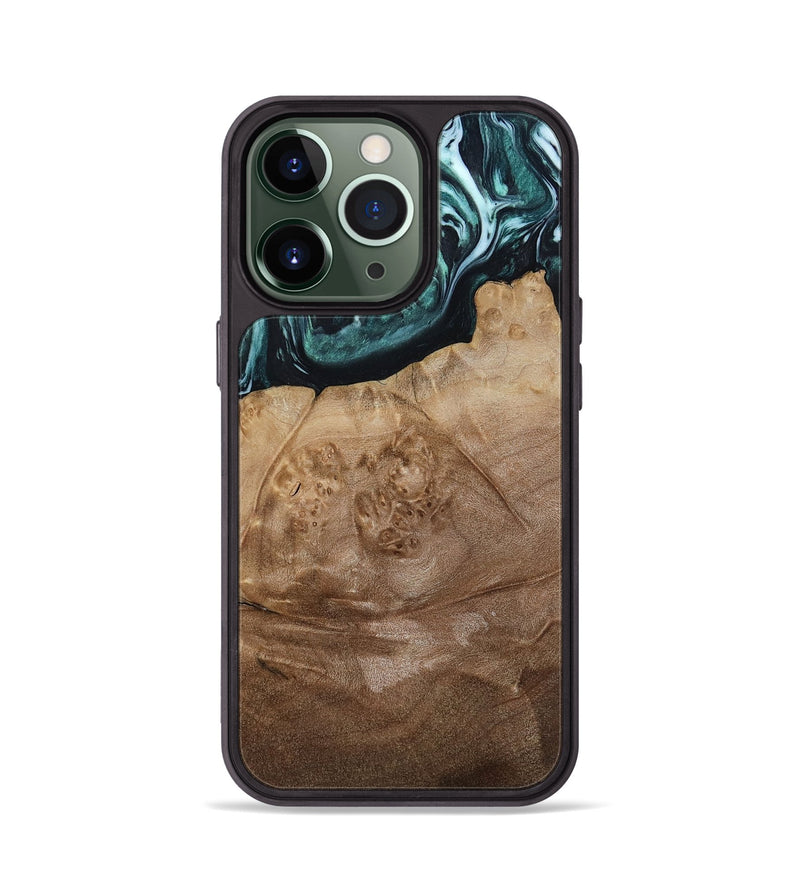 iPhone 13 Pro Wood Phone Case - Jrue (Green, 808066)