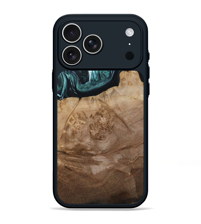 iPhone 17 Pro Max Wood Phone Case - Jrue (Green, 808066)