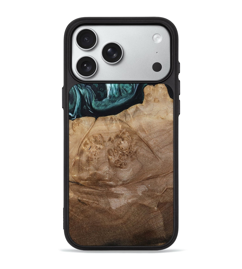 iPhone 18 Pro Max Wood Phone Case - Jrue (Green, 808066)