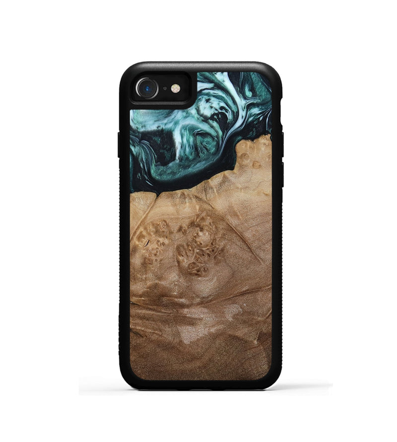 iPhone SE Wood Phone Case - Jrue (Green, 808066)