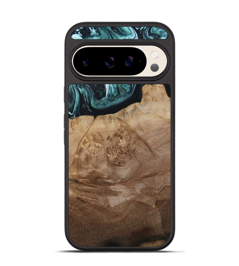 Pixel 10 Pro Wood Phone Case - Jrue (Green, 808066)
