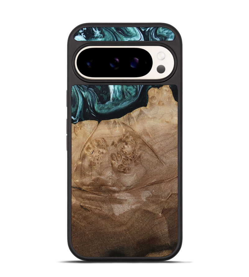 Pixel 9 Pro Wood Phone Case - Jrue (Green, 808066)