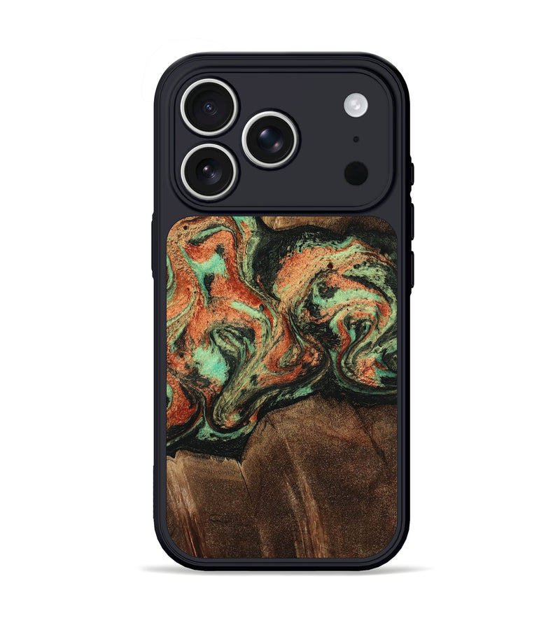 iPhone 17 Pro Wood Phone Case - Gerhard (Green, 808067)