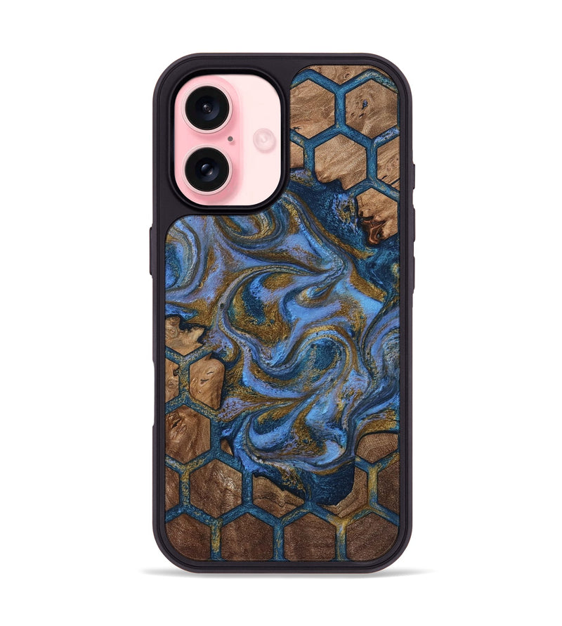 iPhone 16 Wood Phone Case - Perla (Pattern, 808072)