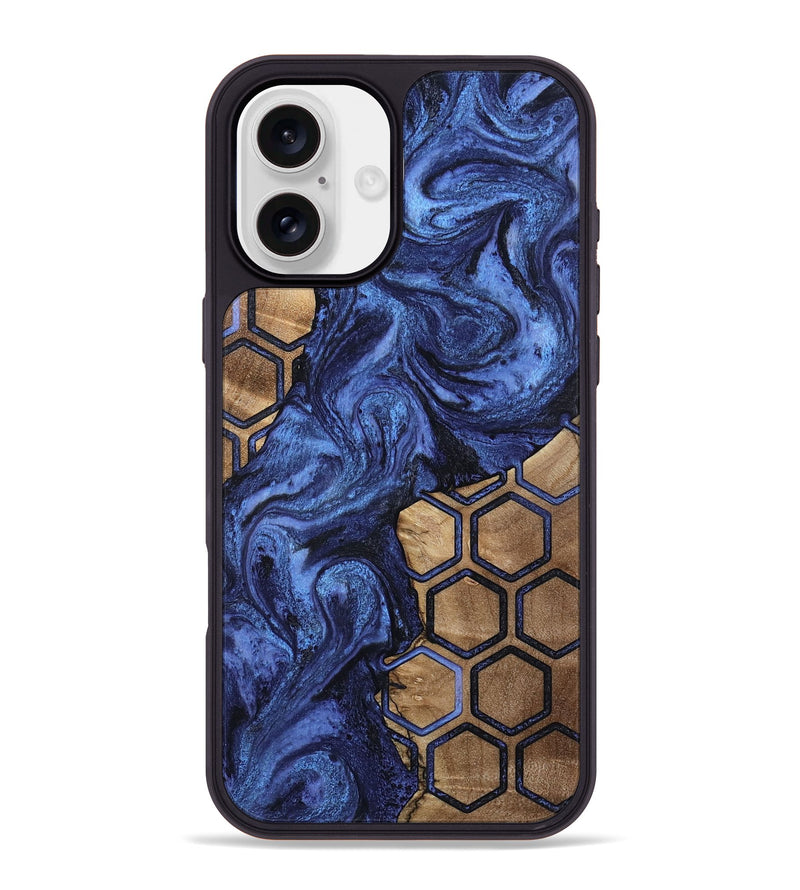 iPhone 16 Plus Wood Phone Case - Hailie (Pattern, 808077)