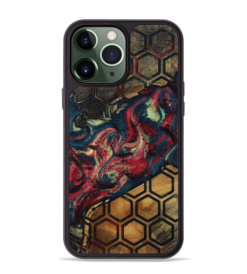 iPhone 13 Pro Max Wood Phone Case - Jami (Pattern, 808079)