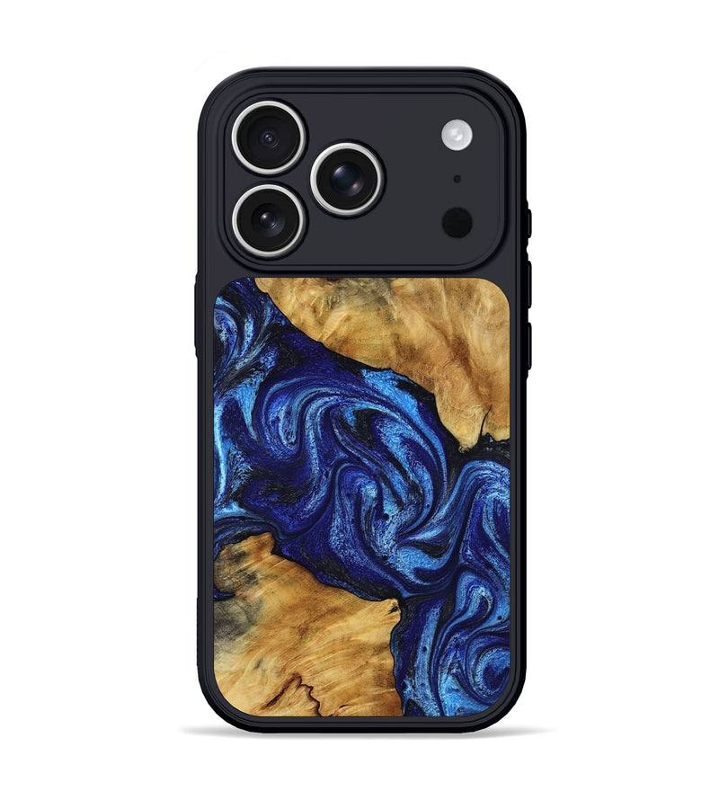 iPhone 17 Pro Wood Phone Case - Lolita (Blue, 808101)