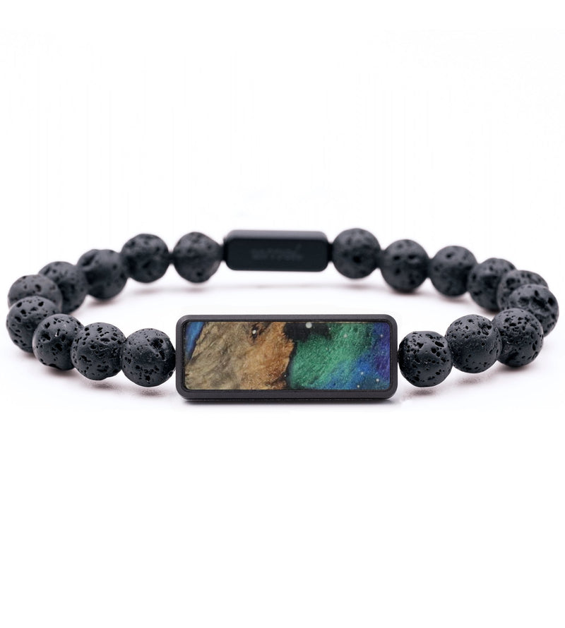 Lava Bead Wood Bracelet - Parker (Cosmos, 808136)