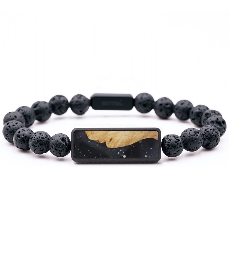 Lava Bead Wood Bracelet - Allyson (Cosmos, 808145)