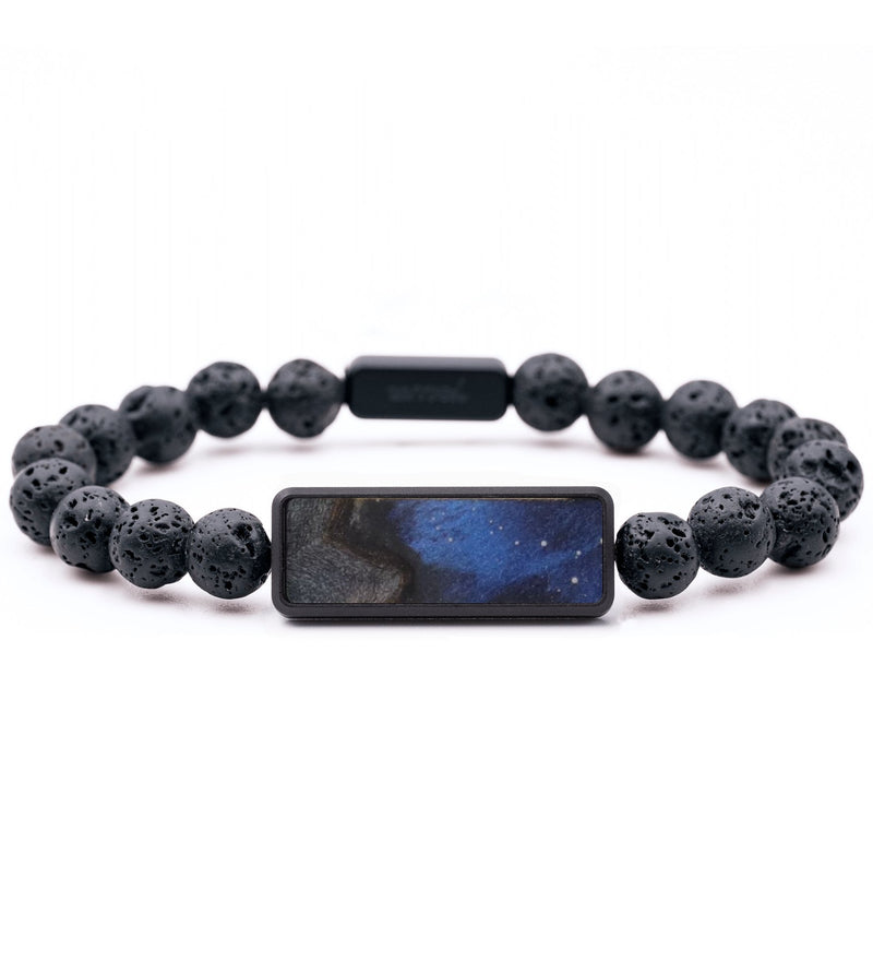 Lava Bead Wood Bracelet - Marguerite (Cosmos, 808160)