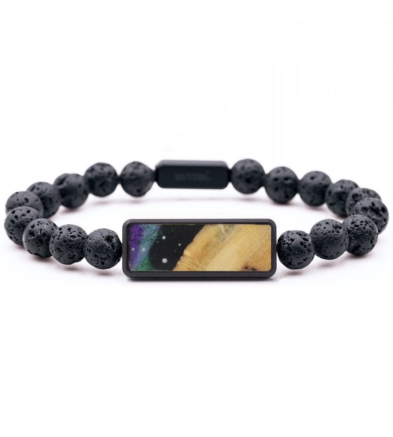 Lava Bead Wood Bracelet - Eliza (Cosmos, 808179)