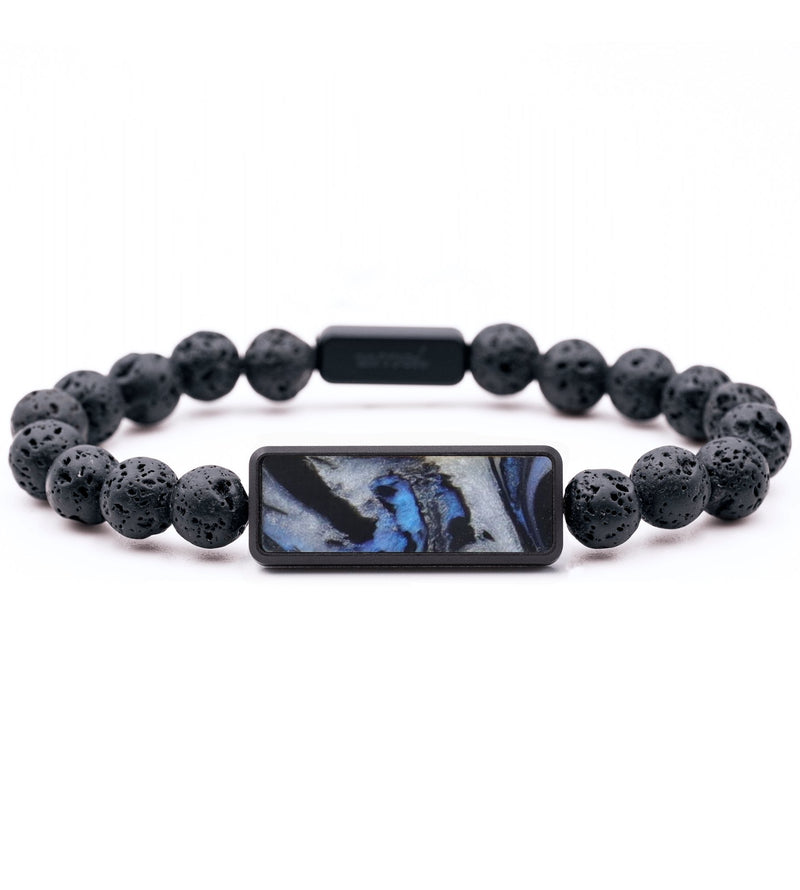 Lava Bead ResinArt Bracelet - Tucker (Blue, 808215)