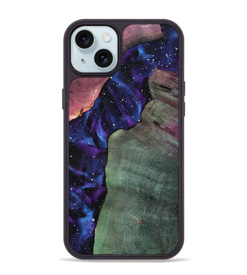 iPhone 15 Plus Wood Phone Case - Tea (Cosmos, 808240)