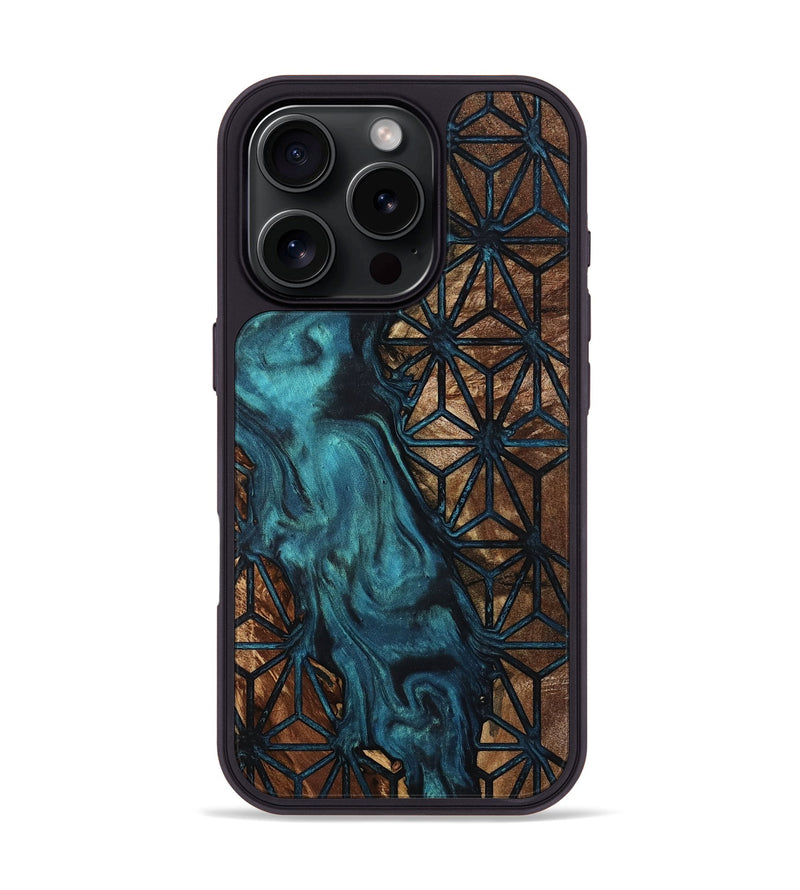 iPhone 16 Pro Wood Phone Case - Manila (Pattern, 808286)