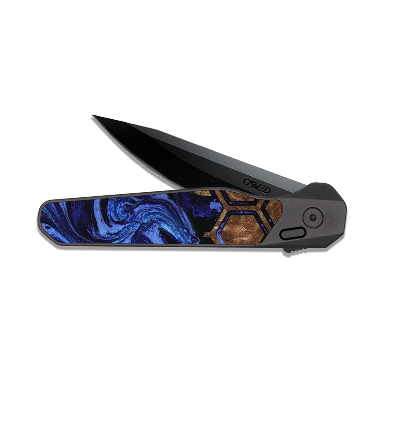 EDC Dark Slate Wood Pocket Knife - Shane (Pattern, 808287)