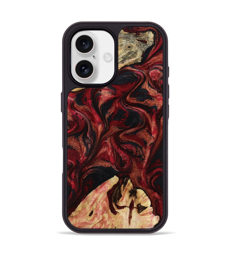 iPhone 17 Wood Phone Case - Sheldon (Red, 808295)