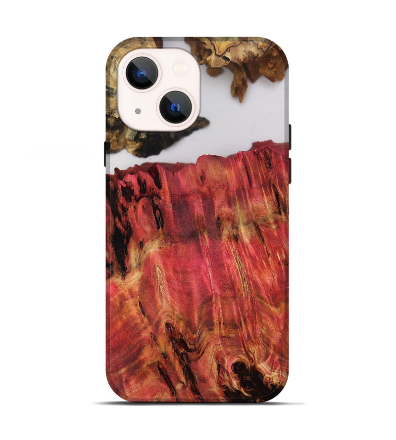 iPhone 13 Wood Live Edge Phone Case - Sammie (Clear, 808298)