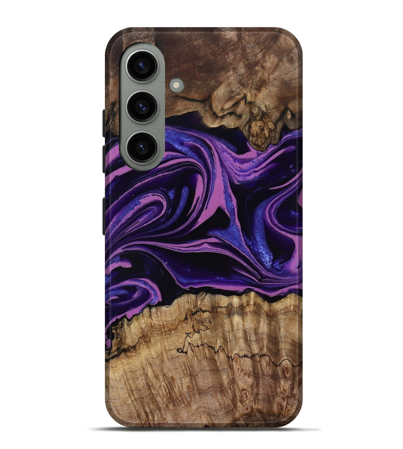 Galaxy S24 Plus Wood Live Edge Phone Case - Adella (Purple, 808304)
