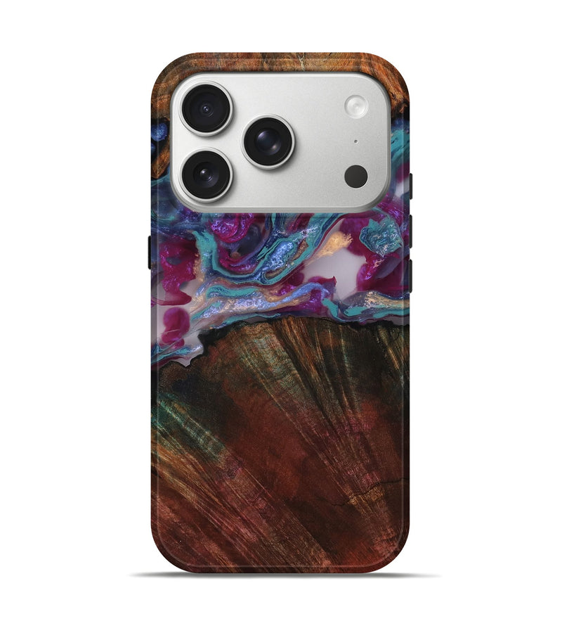 iPhone 17 Pro Wood Live Edge Phone Case - Anitra (Clear, 808308)