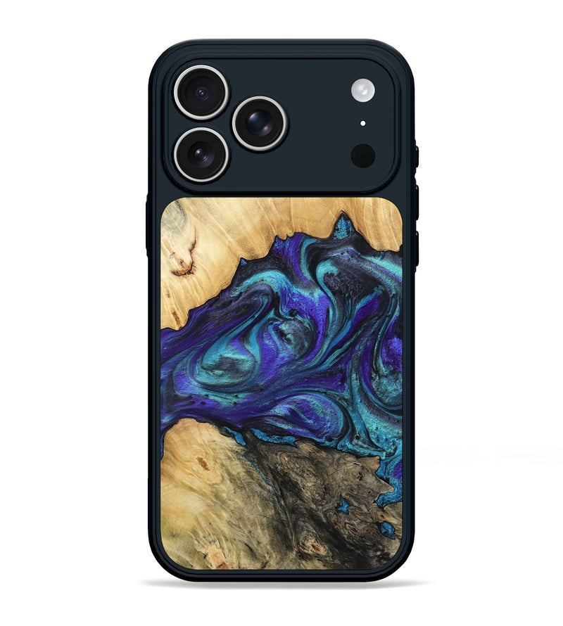 iPhone 17 Pro Max Wood Phone Case - Mose (Purple, 808326)