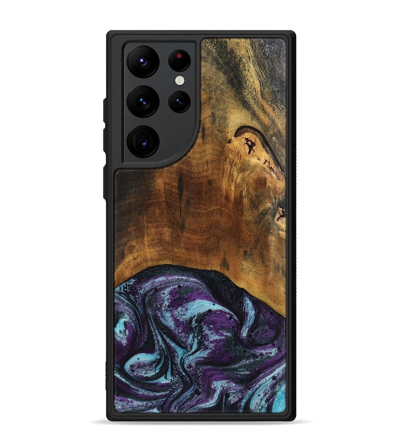 Galaxy S22 Ultra Wood Phone Case - Olaf (Purple, 808333)