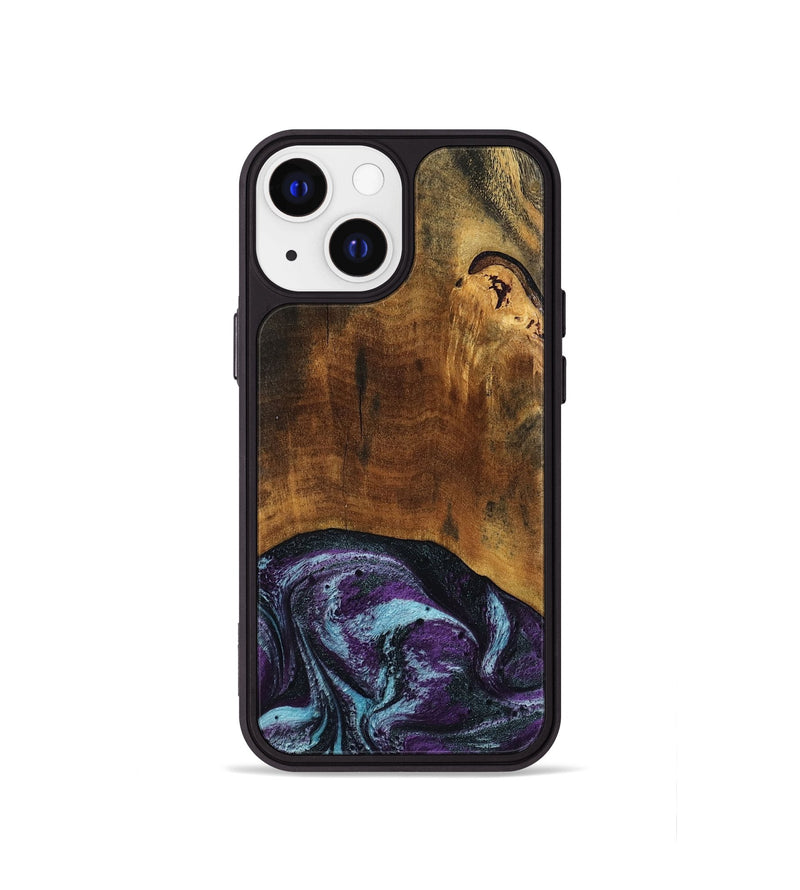iPhone 13 mini Wood Phone Case - Olaf (Purple, 808333)