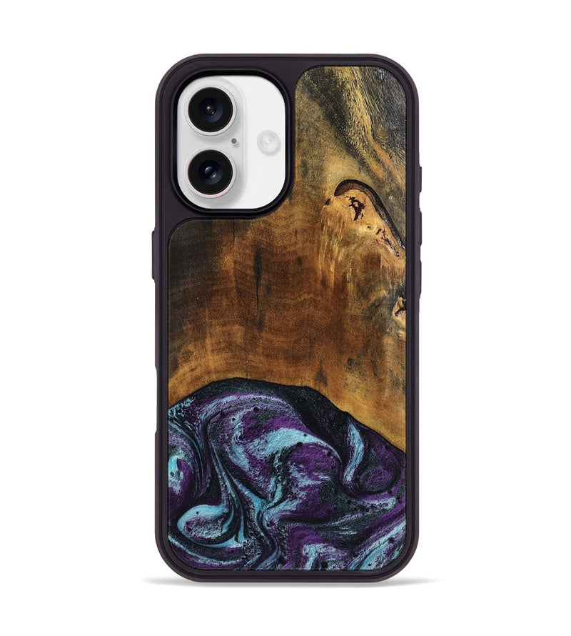 iPhone 17 Wood Phone Case - Olaf (Purple, 808333)