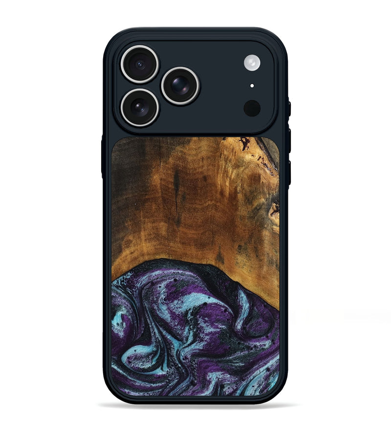 iPhone 17 Pro Max Wood Phone Case - Olaf (Purple, 808333)