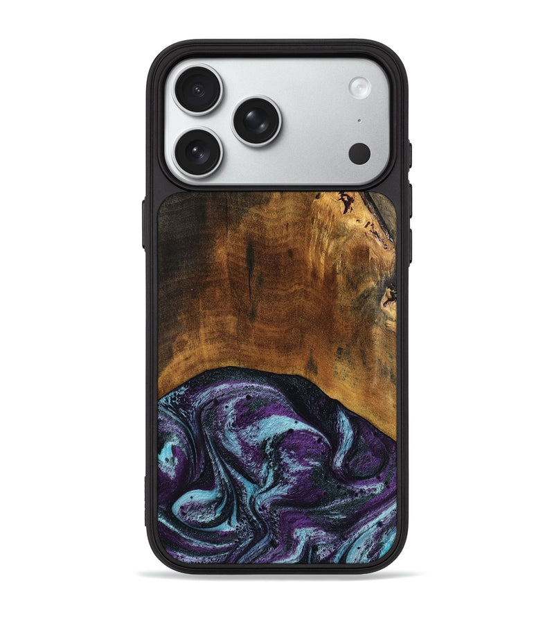 iPhone 18 Pro Max Wood Phone Case - Olaf (Purple, 808333)