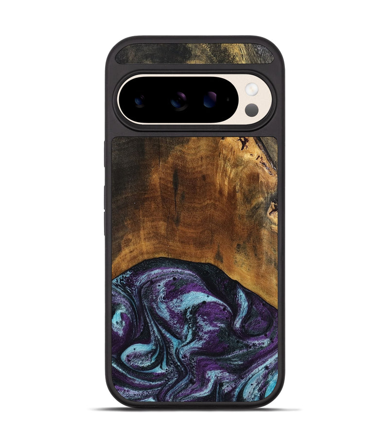 Pixel 10 Pro Wood Phone Case - Olaf (Purple, 808333)
