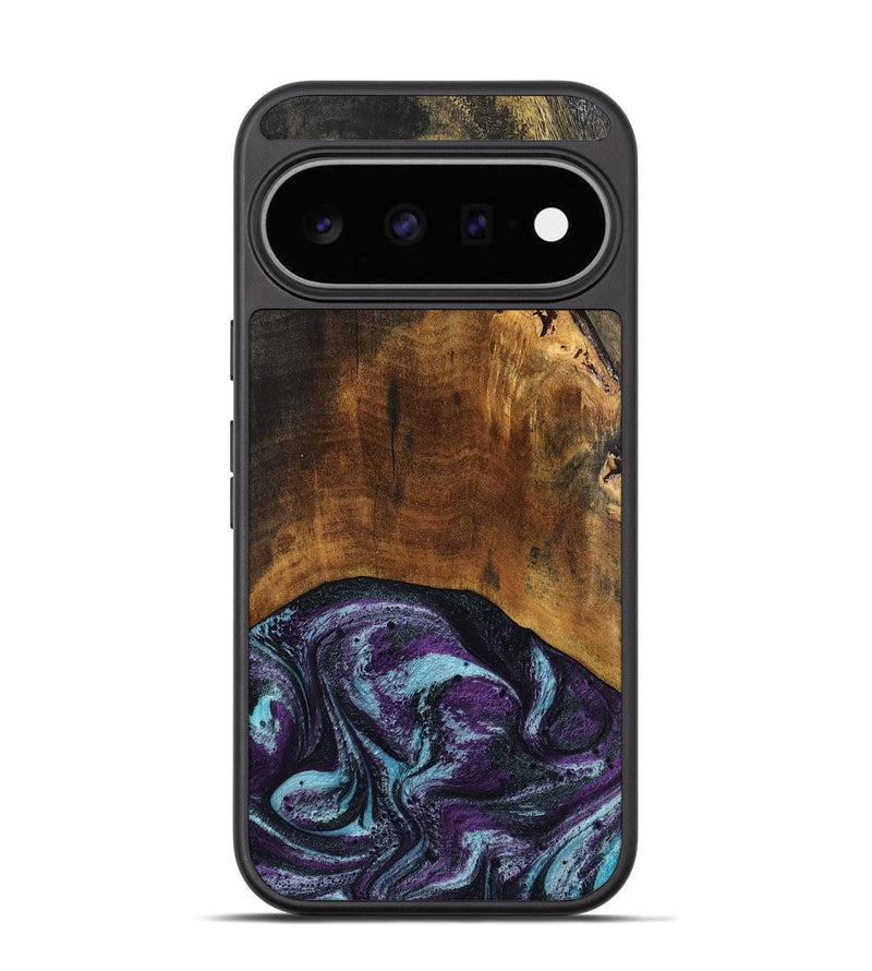 Pixel 11 Wood Phone Case - Olaf (Purple, 808333)