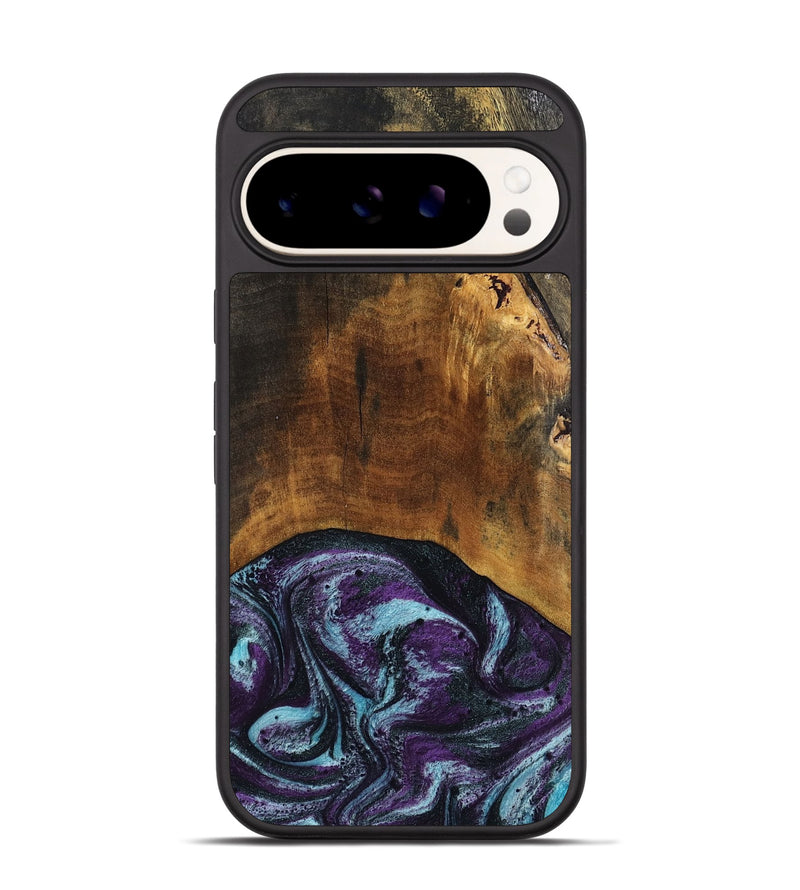 Pixel 9 Pro Wood Phone Case - Olaf (Purple, 808333)