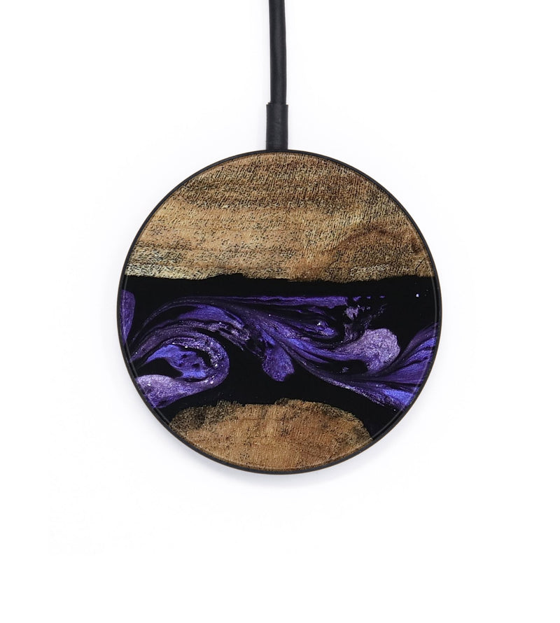 Circle Wood Wireless Charger - Amaia (Purple, 808334)