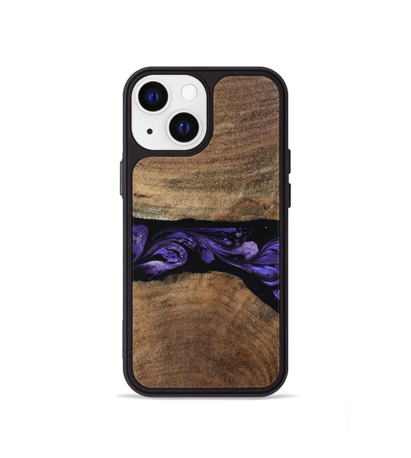 iPhone 13 mini Wood Phone Case - Amaia (Purple, 808334)