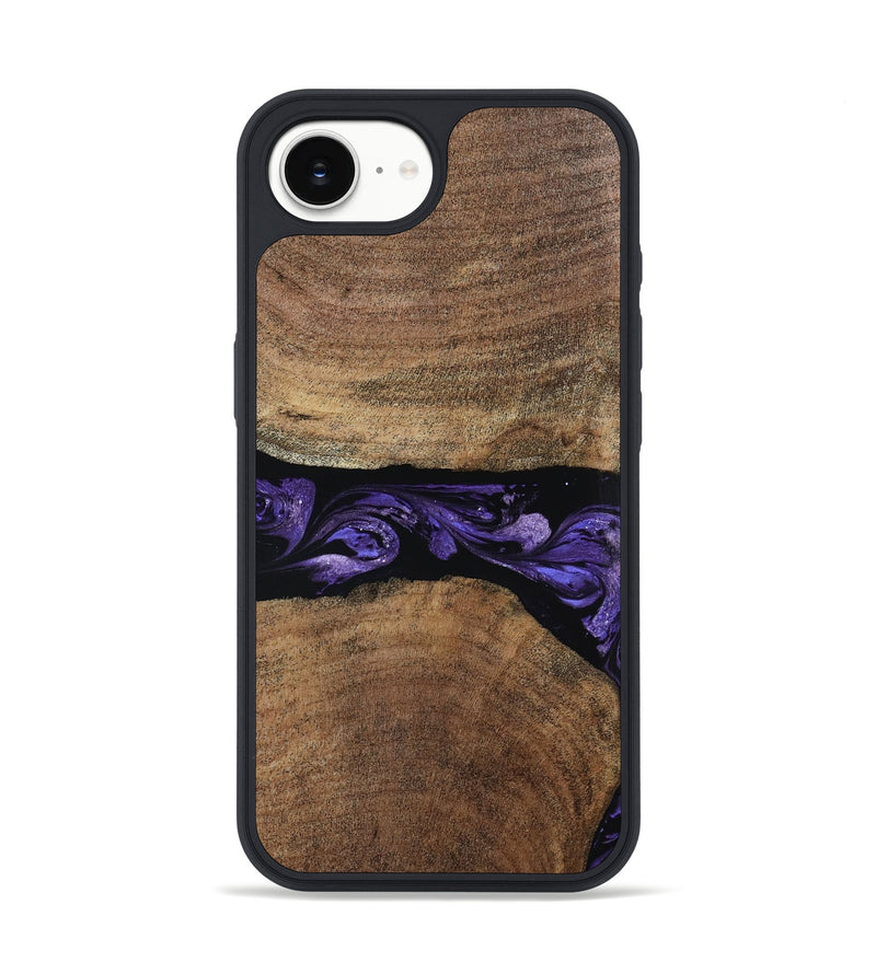 iPhone 16e Wood Phone Case - Amaia (Purple, 808334)