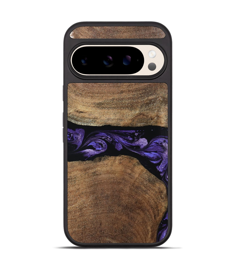 Pixel 10 Pro Wood Phone Case - Amaia (Purple, 808334)