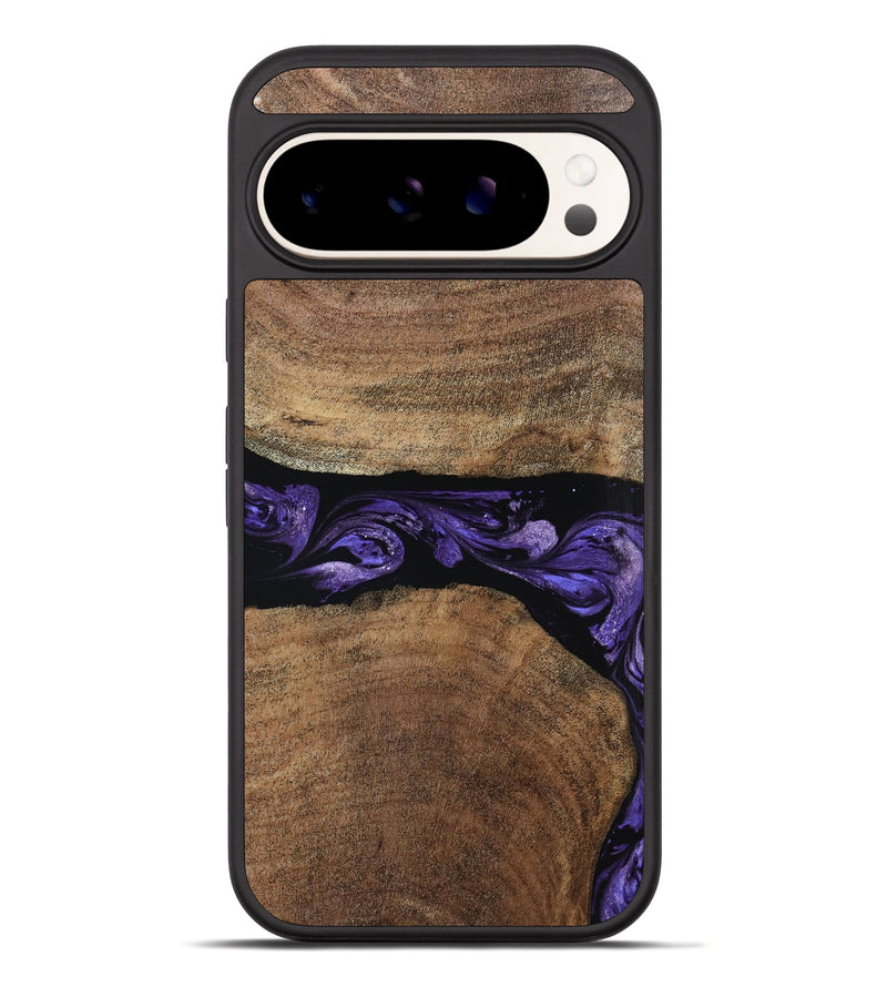 Pixel 10 Pro XL Wood Phone Case - Amaia (Purple, 808334)