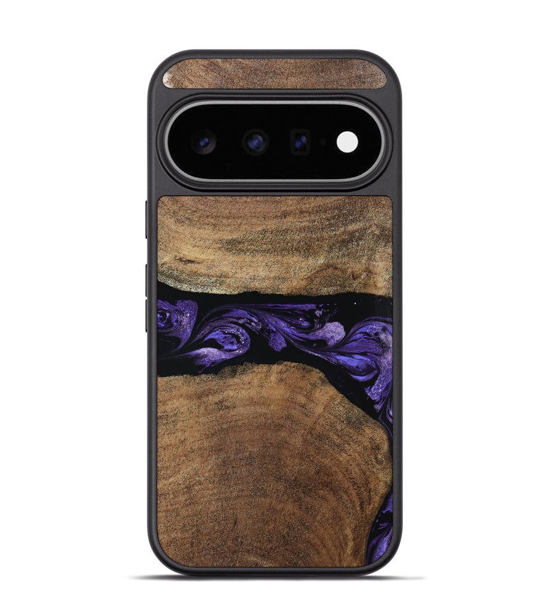 Pixel 11 Pro Wood Phone Case - Amaia (Purple, 808334)