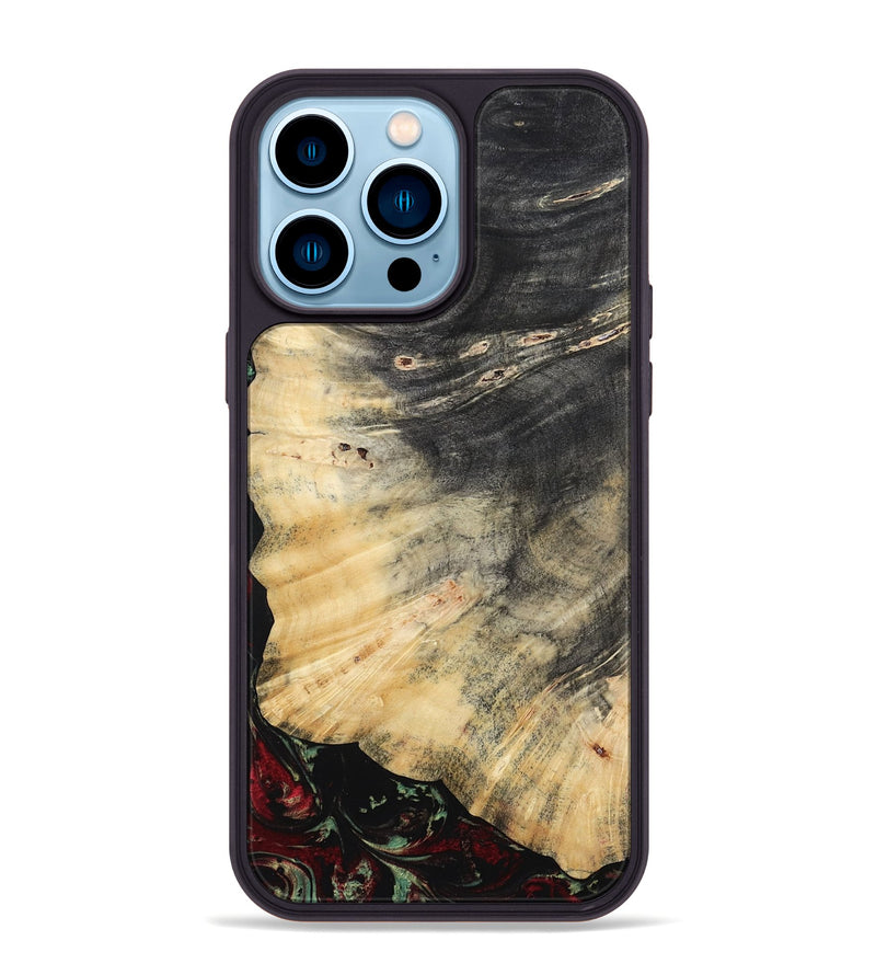 iPhone 14 Pro Max Wood Phone Case - Reyna (Red, 808339)