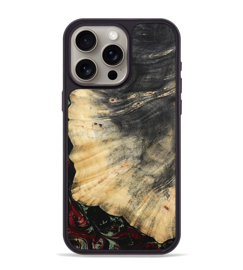 iPhone 15 Pro Max Wood Phone Case - Reyna (Red, 808339)