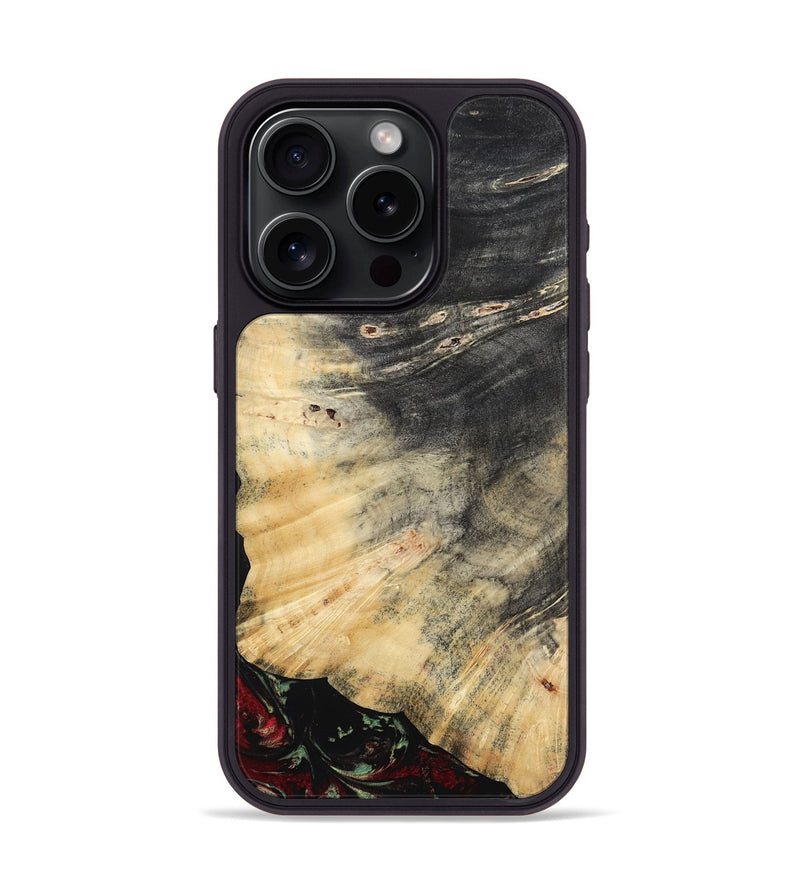 iPhone 15 Pro Wood Phone Case - Reyna (Red, 808339)