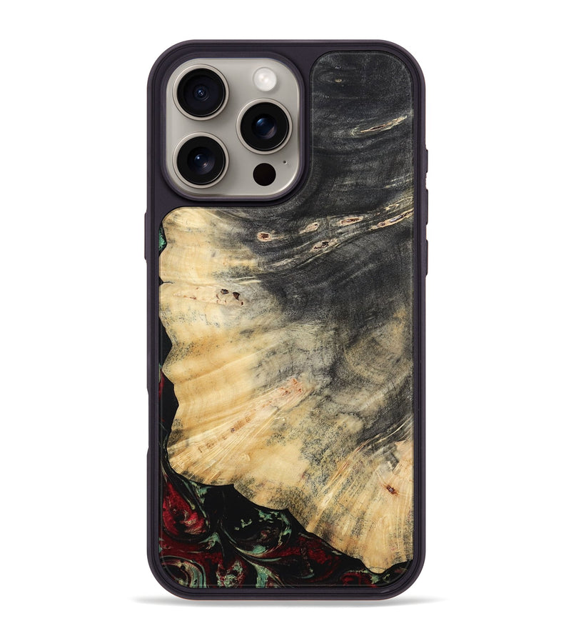 iPhone 16 Pro Max Wood Phone Case - Reyna (Red, 808339)