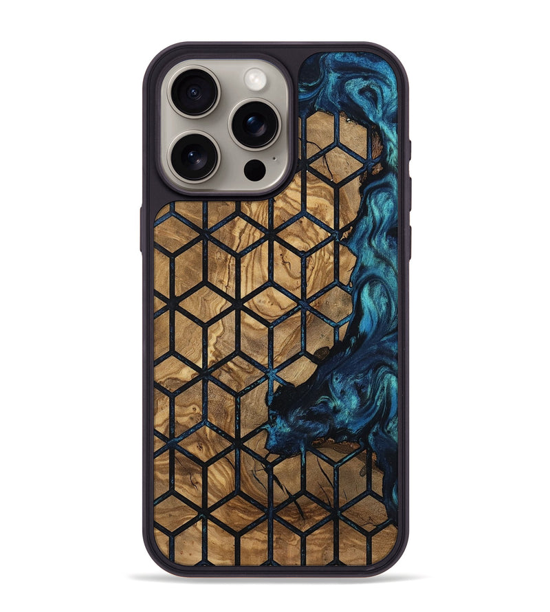 iPhone 15 Pro Max Wood Phone Case - Kaiya (Pattern, 808364)