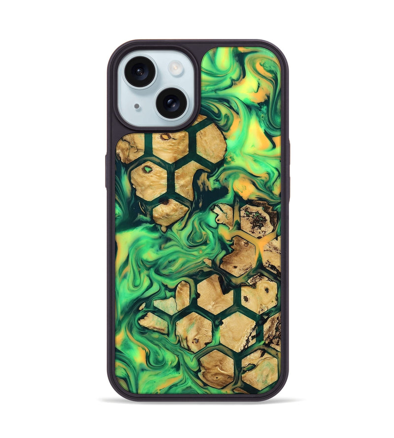 iPhone 15 Wood Phone Case - Lennox (Pattern, 808368)