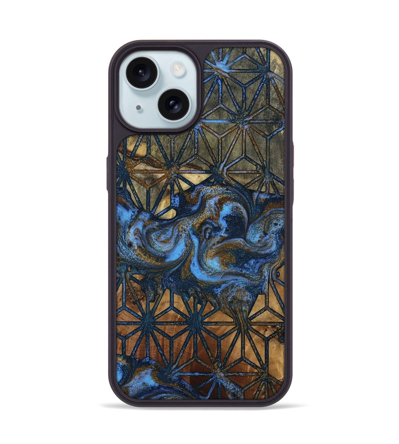 iPhone 15 Wood Phone Case - Andria (Pattern, 808375)
