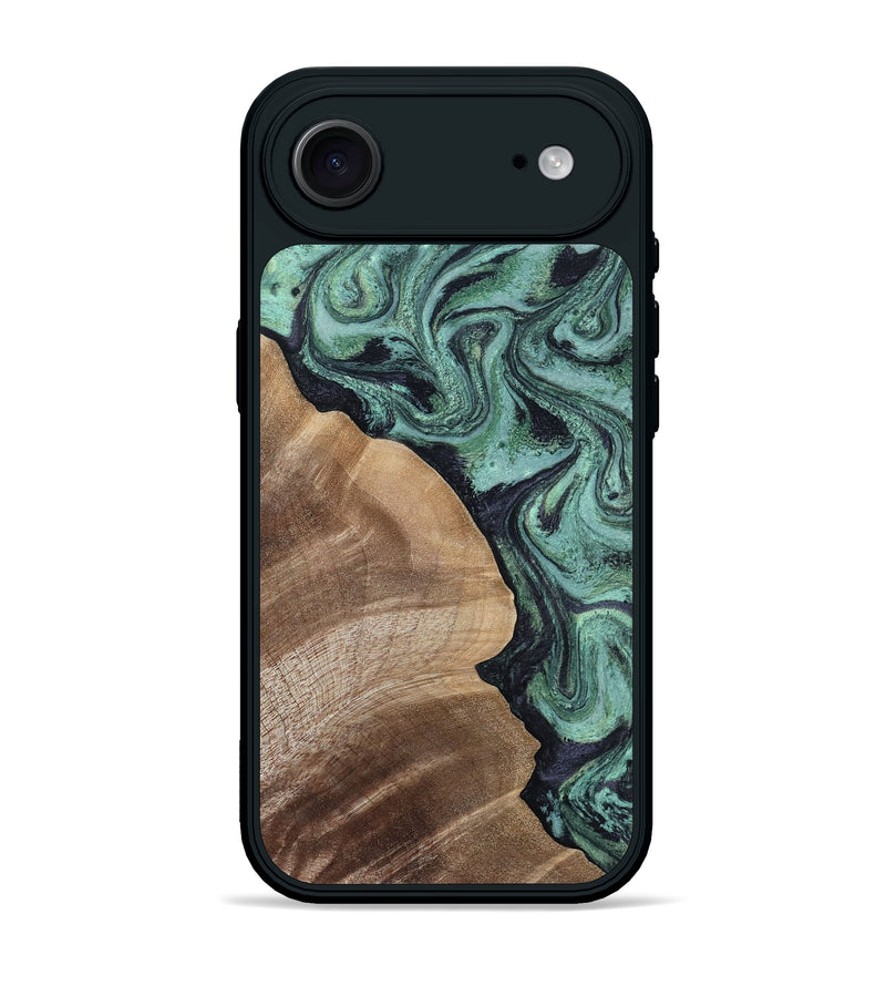 iPhone 17 Air Wood Phone Case - Jaida (Green, 808385)
