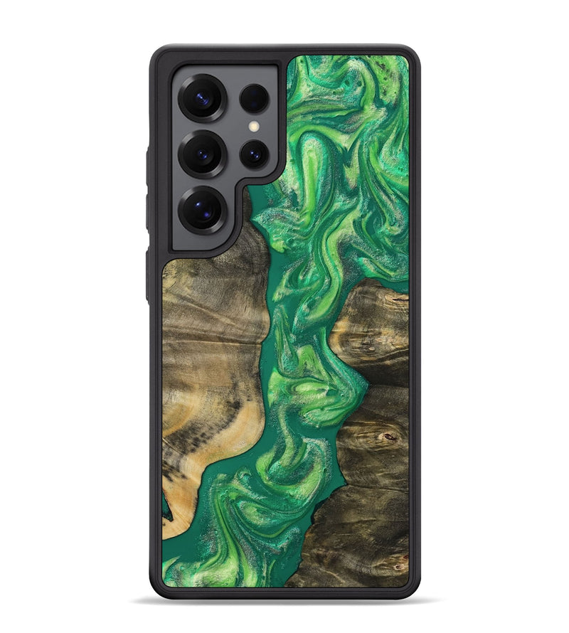 Galaxy S25 Ultra Wood Phone Case - Yaakov (Green, 808387)