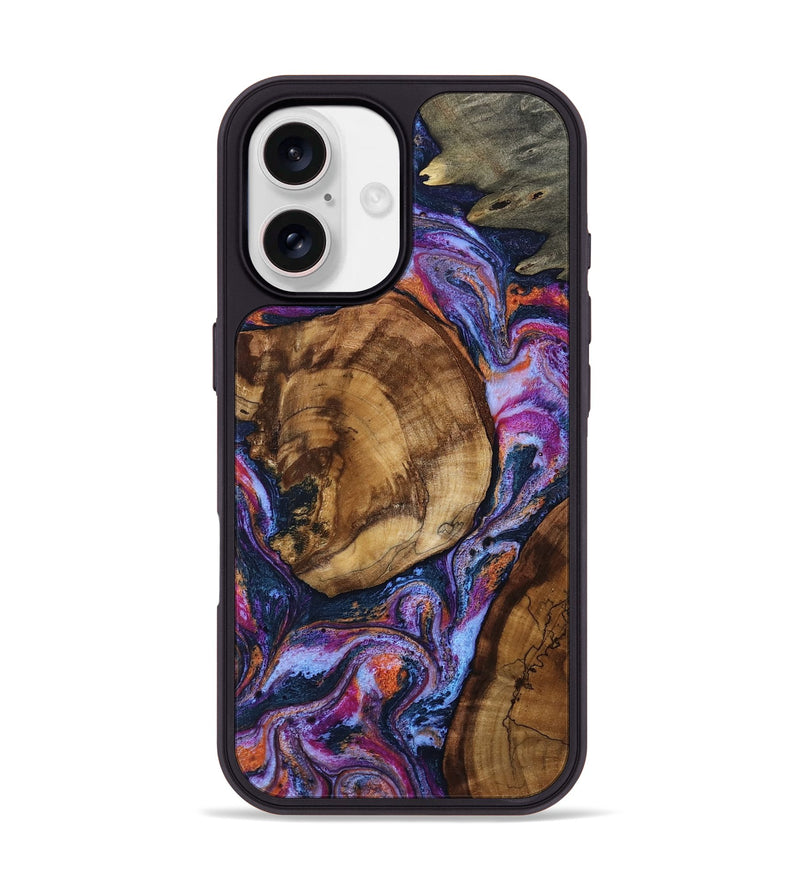 iPhone 17 Wood Phone Case - Tyrese (Purple, 808390)