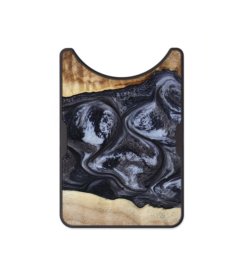 Alloy Wood Wallet - Jolene (Black & White, 808398)