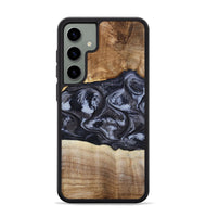 Galaxy S24 Plus Wood Phone Case - Jolene (Black & White, 808398)